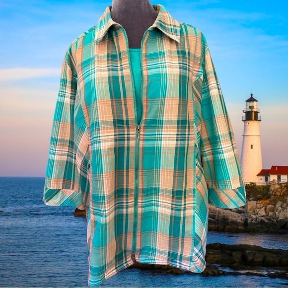 Southern Lady shirt and jacket coordinating set - Picture 1 of 8